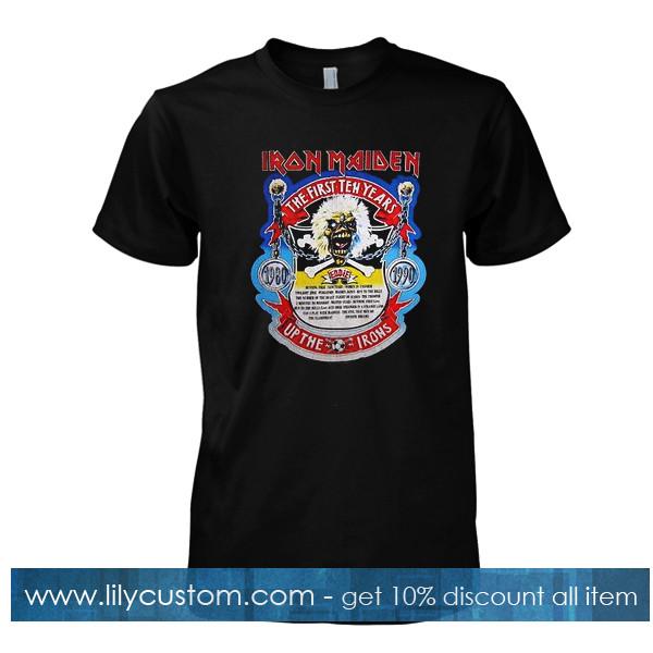 Iron Maiden The First Ten Years Tshirt Lilycustom