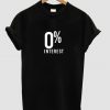 0% interest tshirt