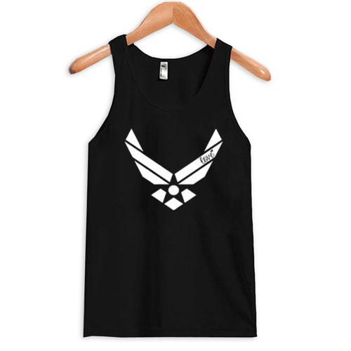 Air force racerback front Tank top