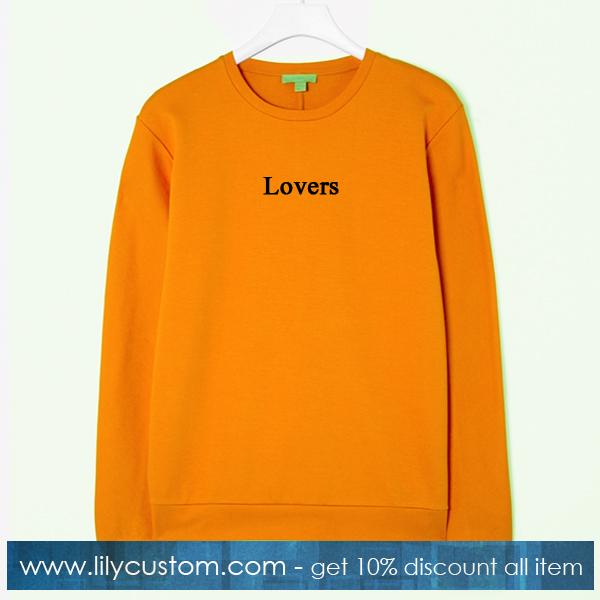 Lovers Font Sweatshirt