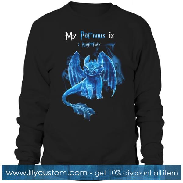 My patronus is a NightFury Sweatshirt