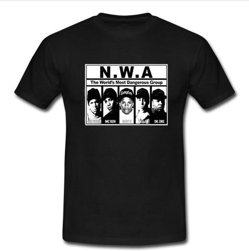 Nwa Straight Outta Compton t shirt - Lilycustom