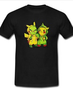The Grinch and Pikachu Baby T shirt  SU
