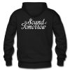 The sound of tomorrow hoodie back