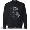 Tribal Profile Lion  Sweatshirt (LIM)