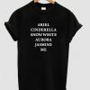 ariel cinderella t shirt