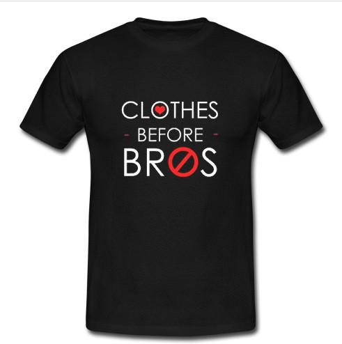 clothes before bros t shirt