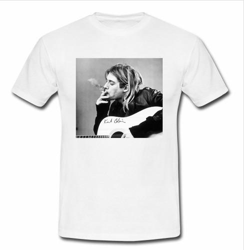 Nirvana Kurt Cobain Konzert Music Crunch Herren Baumwolle T-Shirt
