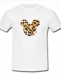 minnie mouse cheetah t shirt