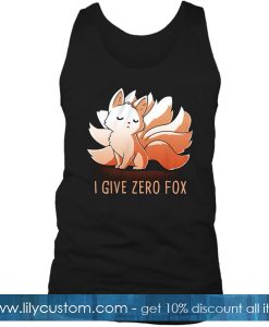 I Give Zero Fox Tank Top SF