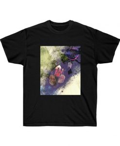 Trippy Design, Shirt with Trippy Image, Working Woman