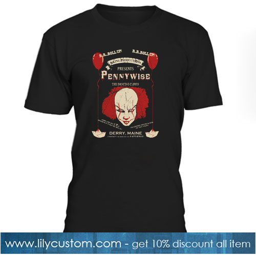 IT Pennywise The Dancing Clown T -Shirt SR