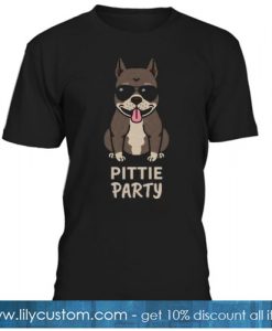 -Pittie Party- Basic Dark T-Shirt SR