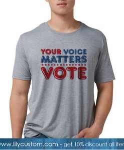Your Voice Matters Light Mens Tri-blend T-Shirt SN