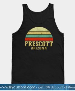 Vintage Retro Sunset Prescott Arizona Tank Top-SL