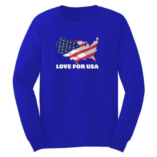 Independence Day I Love Usa Sweatshirt