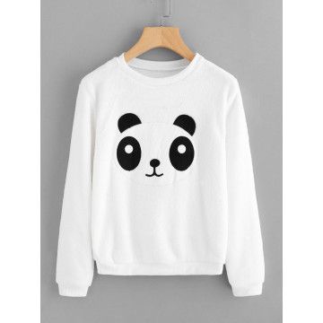 Panda Applique Sweatshirt