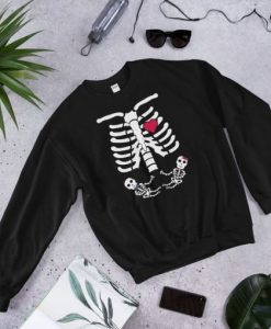 Skeleton Baby Twins Sweatshirt