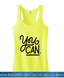You Can Yellow Tank Top