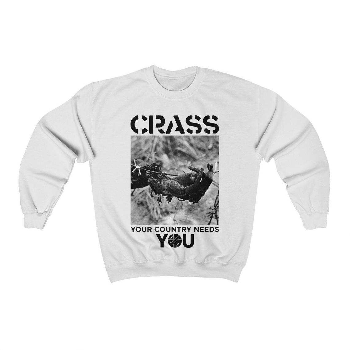 Crass Your Country Needs You Sweatshirt NA