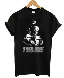 Mandela, Martin Luther King Malcolm t shirt NA