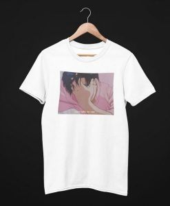 Manga Boy Sad Vintage Art T-Shirt NA