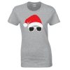 Santa Hat Glasses T-Shirt NA