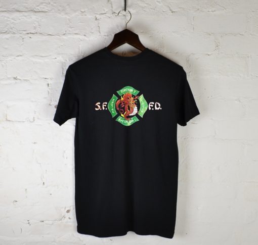SFFD In Chinatown T-Shirt Back NA