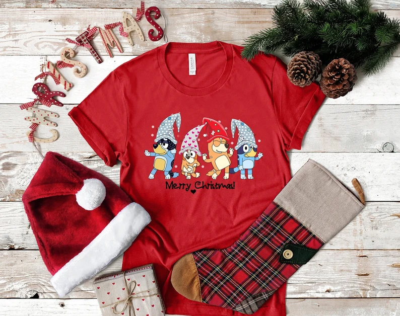 Bluey Christmas Shirt NA - Lilycustom