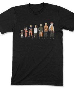 Naruto Uzumaki Evolution T Shirt NA