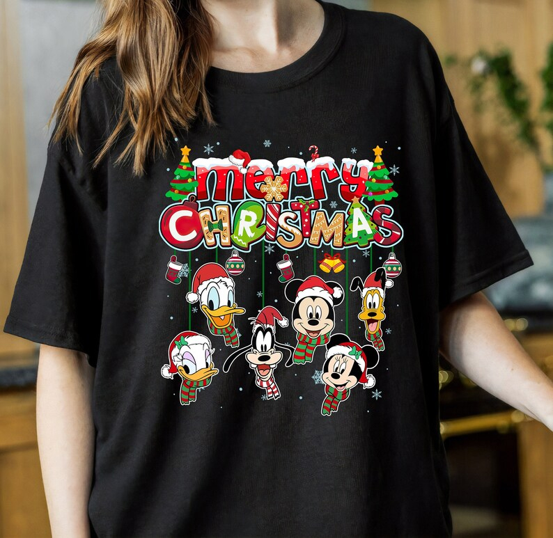 Mickey and Friends Christmas Shirt NA - Lilycustom